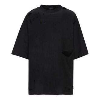 Balenciaga Destroyed T-Shirt Black 661715TKV601000