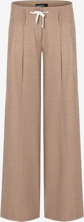 Cambio Weite Bundfaltenhose aus Wollgabardine Addison