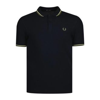 Fred Perry Heren, Tops, Zwart, Maat: S Katoen