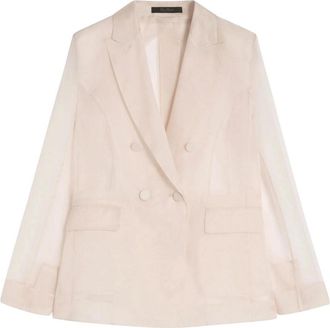 Max Mara Blazer Slogan Rosa