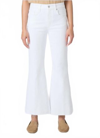 Paige Marlow Skimmer Jean In Crisp White
