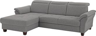 HOME AFFAIRE Ecksofa »Solvei L-Form« mit Recamierenabschluss und Sitztiefenverstellung