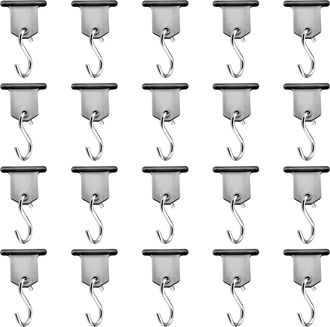 No Brand Soportes Para Luces De Toldo De Caravana, 20 Unidades Por Paquete Los Clips Se Deslizan F&aacute;cilmente En La Ranura De La Varilla Enrollable Del Toldo De 