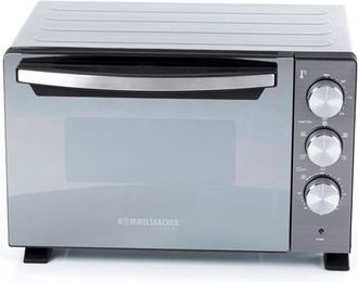 Rommelsbacher Bgs 1400 Horno Tostador 22 L Negro, Plata Parrilla