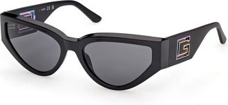 Guess GU00292 01A Womens Sunglasses Black Size 57