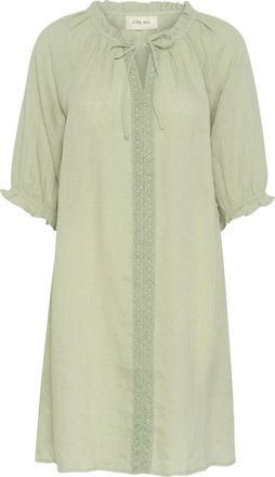 Cream Dames, Jurken, Groen, Maat: XS