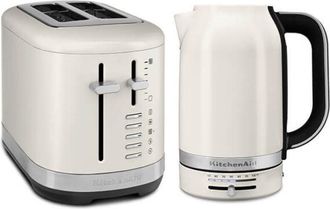 KitchenAid Kitchenaid - Breakfast Suite Porcelain 1.7L Kettle and 2 Slice Toaster Set