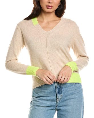Brodie Color Pop Maria Cashmere Sweater