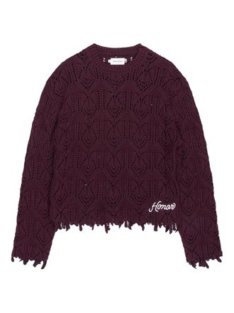 Honor The Gift Maglione con ricamo - Rosso