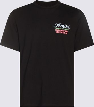 Amiri Black Cotton T-shirt