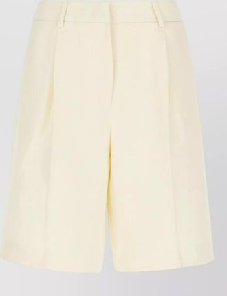 Pantaloni Torino viscose blend bermuda shorts pleated waist
