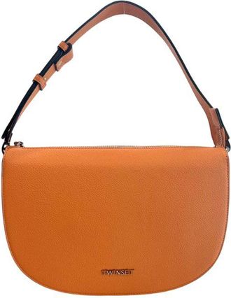 Twinset Orange Polyurethane Women Shoulder Womens Bag