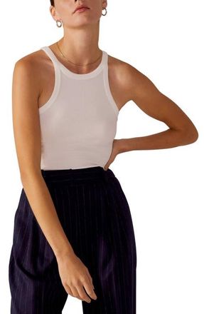 Favorite Daughter The Favorite Rib Tank in White at Nordstrom, Size Medium