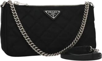 Prada Pre-owned Nylon handbags - Dames - Vintage Handtas - Zwart - ONE Size - Nylon - Vintage