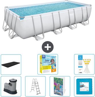 Bestway Piscina Bestway Power Steel Rectangular - 549x274x122 Cm - 8-piezas S566