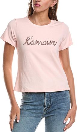 Cinq &agrave; Sept Cinq &Agrave; Sept Lamour Crystal Shrunken T-Shirt