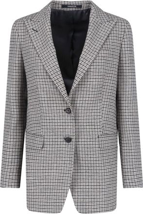 Tagliatore Grey J-Bertha Wool Blazer