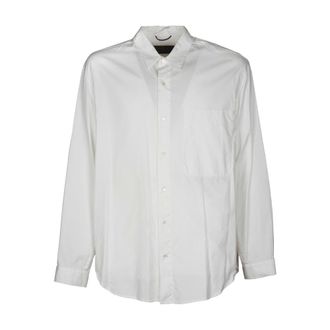 Palt&ograve; Casual Shirts, male, White, Size: XL Tirreno Dyed Po