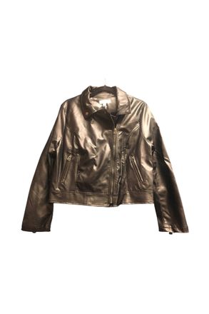 She + Sky Leather Moto Jacket In Black