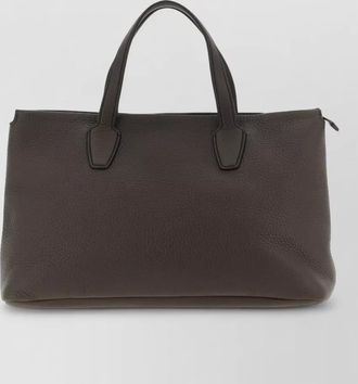 The Row marcel tote bag dual handles leather