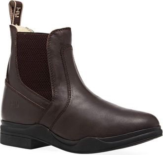 Hy Equestrian Hy Equestrian Fleece Lined Wax Leather Jodhpur Boot - Brown - 7