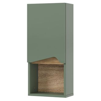 Vicco Marelle, Verde/Artigianale, 30 x 67 cm con porta e vano aperto