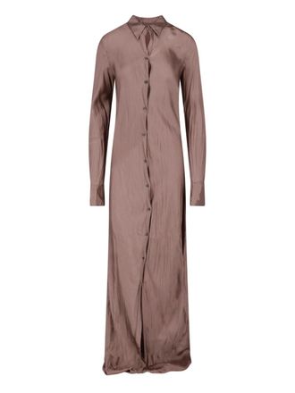 Dries Van Noten Abito Maxi Camicia