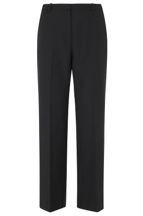 Anine Bing Black Thomas Tailored Polyester-Wool Pants