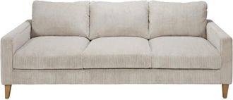 Maisons du monde Sof&aacute; de 4 plazas de pana gris claro