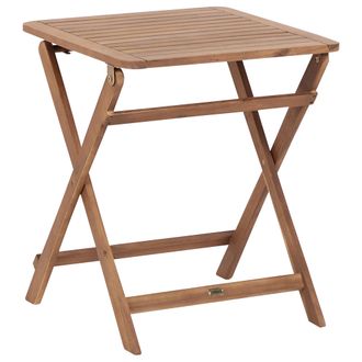 Beliani Beliani - Mesa De Centro De Jard&iacute;n Plegable Moderna De Madera De Acacia Certificada Clara Paraggi