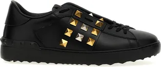 Valentino Garavani Black Rockstud Sneakers