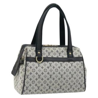 Louis Vuitton Pre-owned Handbags, female, Blue, Size: ONE SIZE Pre-owned Monogram Mini Canvas Hand Bag