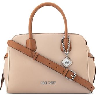 Nine West Isidore Large Satchel Bag in Fawn Multi at Nordstrom Rack