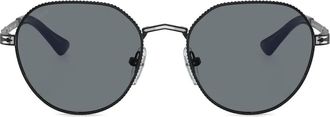 Persol rimmed round sunglasses - Black