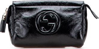 Gucci Pre-owned Clutches, female, Black, Size: ONE SIZE Pre-owned Small Cosmetic Pouch