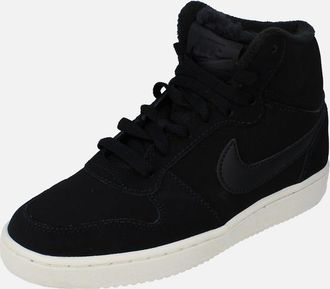 Nike Womens Nike Womens Ebernon Mid SE Hi Top Trainers AV2478 001 - Black - Size: 3.5