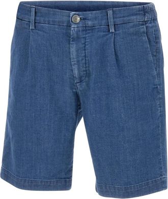 Re-hash Gimmy Bermuda Shorts - Heren - Denim shorts - Blauw - W35 - Katoen - Korte Broeken