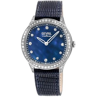 Gevril Group Morcote Diamond Mother of Pearl Dial Ladies Watch 10243