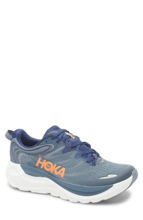 Hoka One One Gaviota 6 Running Shoe in Midnight Blue /Faded Navy at Nordstrom, Size 10