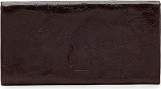 AllSaints Harluna Clutch Womens Handbags Cognac Brown, Leather