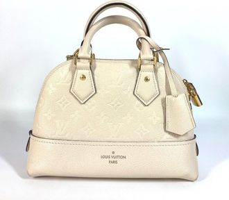 Louis Vuitton Beige Monogram Empreinte Handbag Shoulder Bag Tote Bag (Pre-Owned)