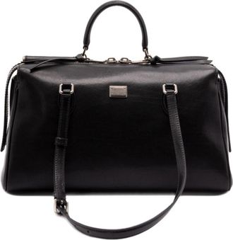 Dolce & Gabbana Zwarte tassen met schouderband - Dames - Handtassen - Zwart - ONE Size - Tassen