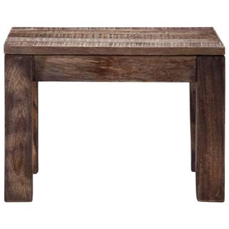 Berkfield Home Beautiful Coffee Table 50x50x35 cm Solid Mango Wood in Brown | Size: 50 x 50 x 35 cm