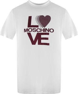 Moschino Love Moschino Logo Wit T-shirt