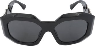 Versace Dark Gray Irregular Ladies Sunglasses VE4424U GB1/8756