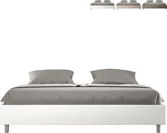 Itamoby Cama Doble Container 180x200 Sommier King Size Azelia K Color: Blanco - Versi&oacute;n: Modelo Est&aacute;ndar