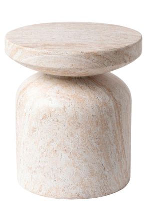 MID.YOU Mid.you Couchtisch, Stein, zylindrisch, Sockel, 35x39x35 cm, Wohnzimmer, Wohnzimmertische, Couchtische, Couchtische Keramik