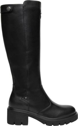 Nero Giardini I618056D Enkellaarsjes met Hak - Dames - Laarzen met Hak - Zwart - 37 EU - Schoenen