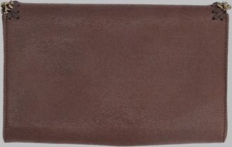 Stella McCartney Womens Mini Bag Falabella Bordeaux Polyester Wallets & Purses