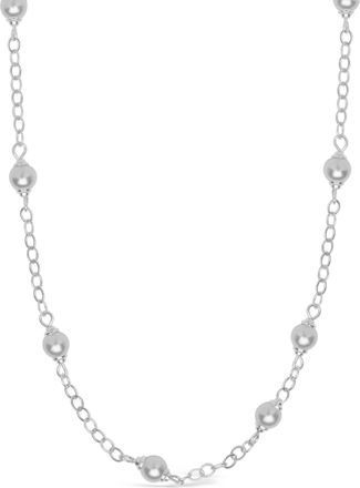 Sterling Forever Stationed Pearl Face Mask Chain